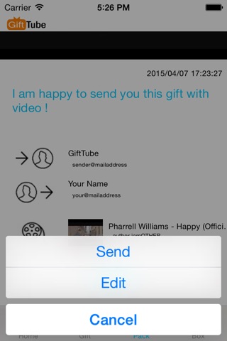 GiftTube screenshot 3
