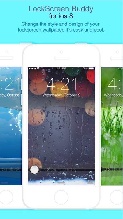 Magic LockScreen FancyLock for iOS8 - Pimp your lock screen wallpaper