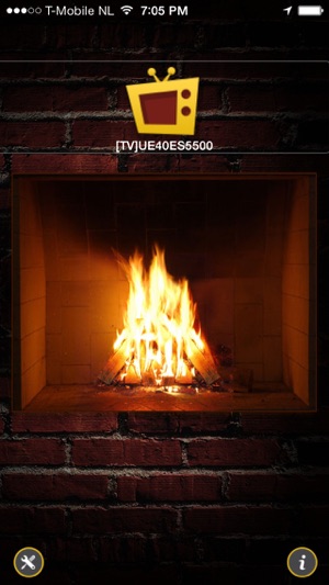 Samsung TV Fireplace