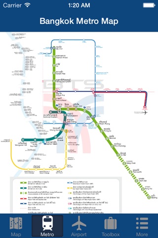 Bangkok Offline Map, Metro screenshot 3