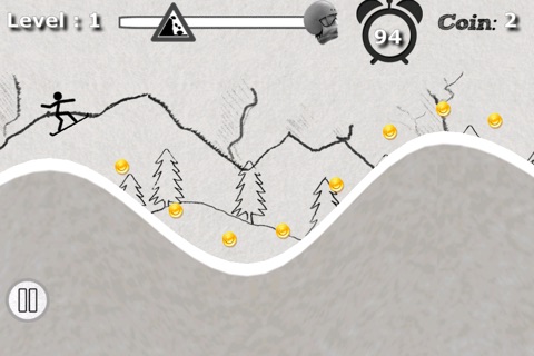 Stickman Down Hill Rider - awesome fast virtual racer screenshot 3