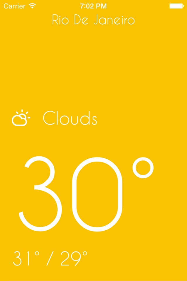 iWeather - Minimal, simple, clean weather app screenshot 3