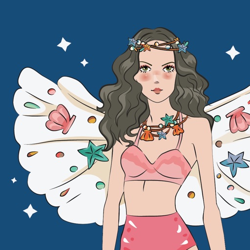 Dress up superstar angels in fashion show aquatic princess supermodel life version iOS App