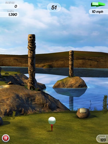 Flick Golf HD screenshot 2