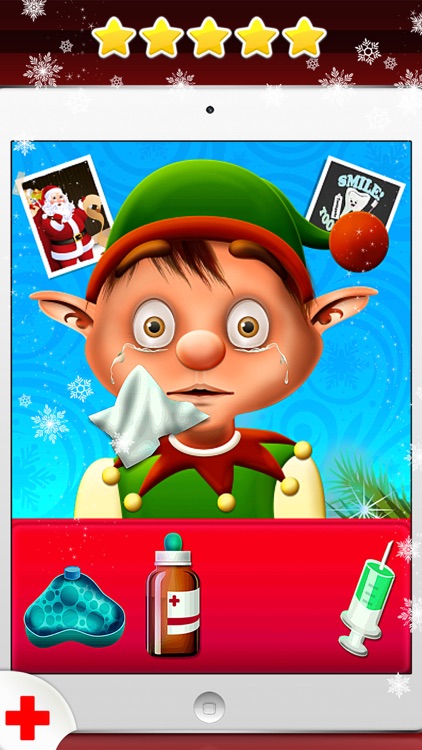 Elf Flu Doctor - Help yourself and the frozen Christmas Elves