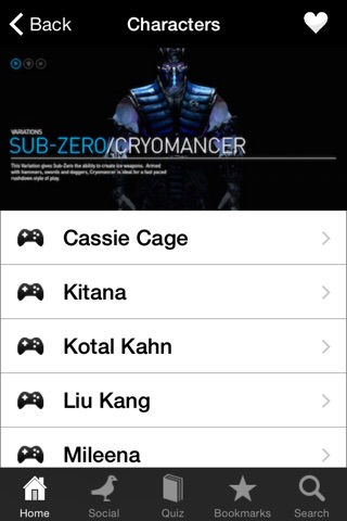 Pocket Guides: Mortal Kombat X screenshot 3