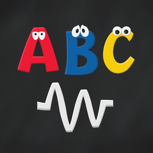 ABC Beats: Kids chalkboard stickers iOS App