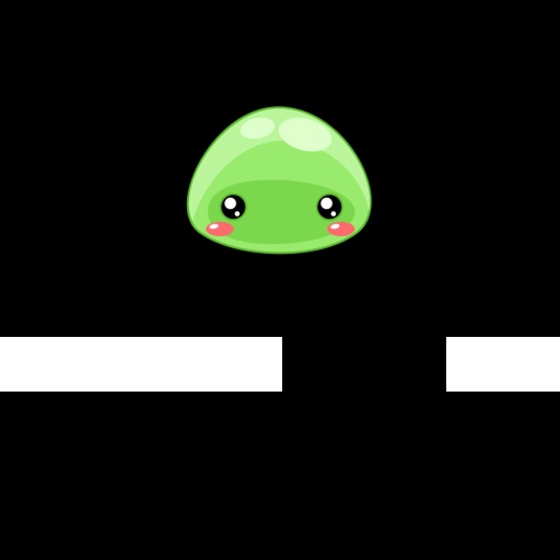 Slime Drop (Move the slime left or right to drop through the holes just don't get squished!) icon