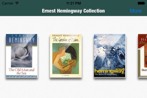 Ernest Hemingway Collection screenshot 2