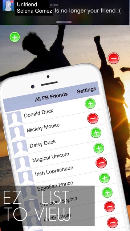 Unfriend - For facebook blocking friend list - Pro