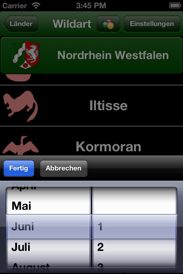 Jagdzeiten.de App screenshot 4