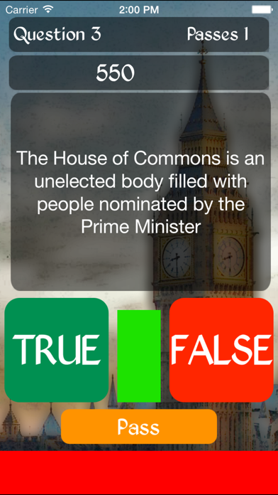 How to cancel & delete True or False - The House of Commons Trivia Quiz from iphone & ipad 2