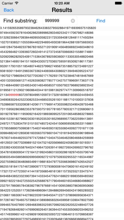 Calculation of PI Unlimited