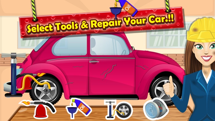 Little Kids car spa and Washing - free kids games