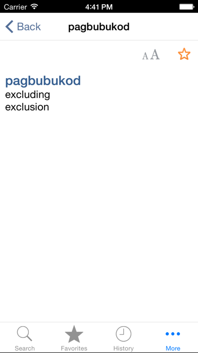 How to cancel & delete English<>Tagalog Dictionary from iphone & ipad 2