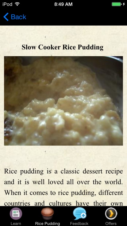 Rice Pudding Recipes - Dessert