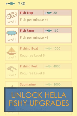 Fishy Clicker - Original Incremental Idle Game about Fishing screenshot 2