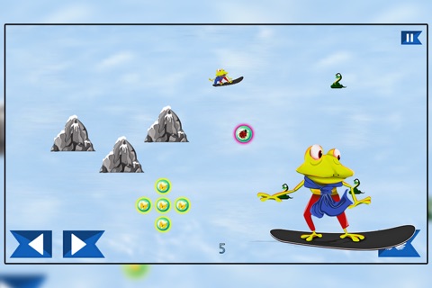 Super Froggy Ski : The Snow Forest Fun Escape Race - Pro screenshot 4