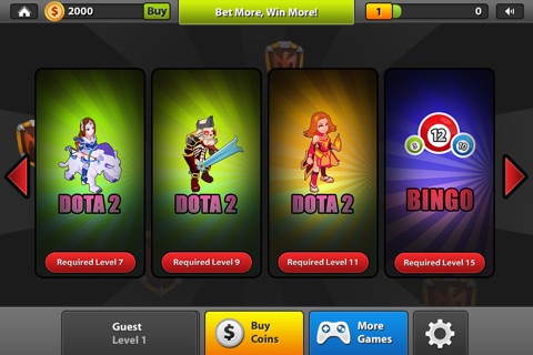 DOTA All Stars Slots screenshot 2