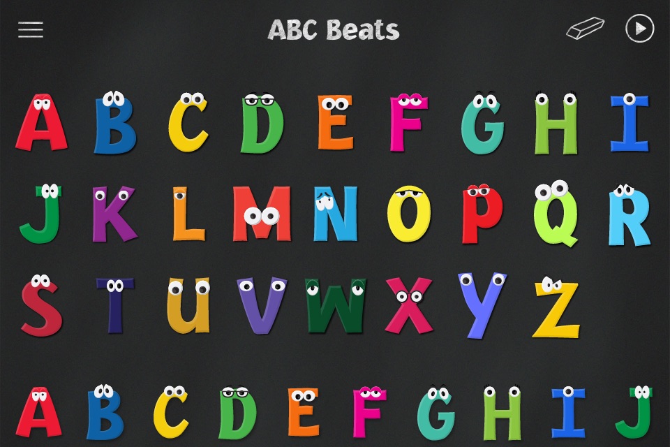 ABC Beats: Kids chalkboard stickers screenshot 2