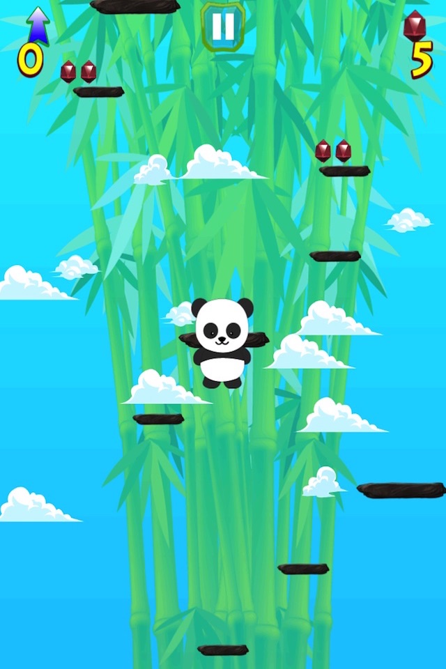 A Panda Kid Jump Cute Animal Games Adventure screenshot 2