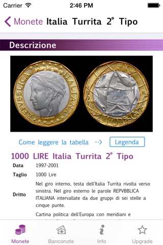 Lira Repubblica screenshot 2