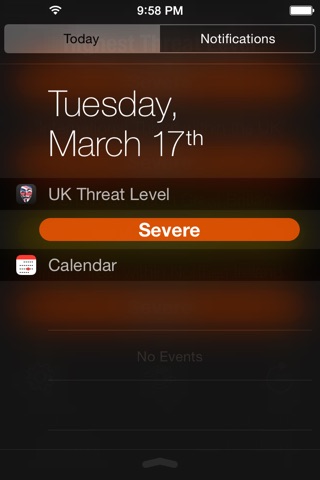 UK Terror Threat Level screenshot 2