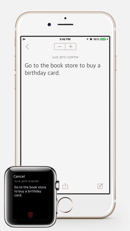 WatchNotes - Notes/Memo/Todo/Checklist for Apple Watch