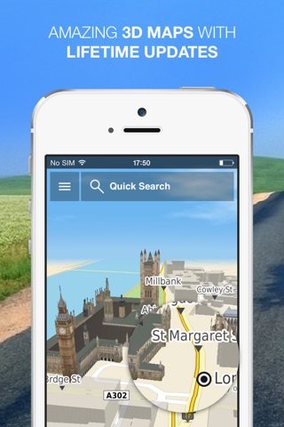 NLife UK & Ireland - Offline GPS Navigation, Traffic & Maps screenshot 2