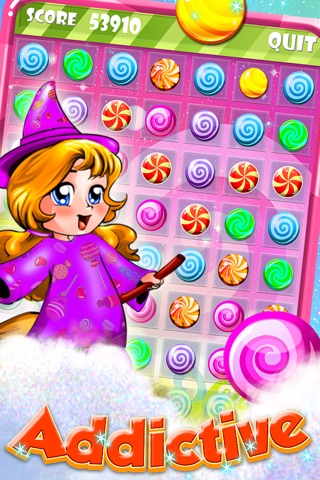 Candy Witch 2015 - sweetest star and match-3 angry juice heroes swap free screenshot 2