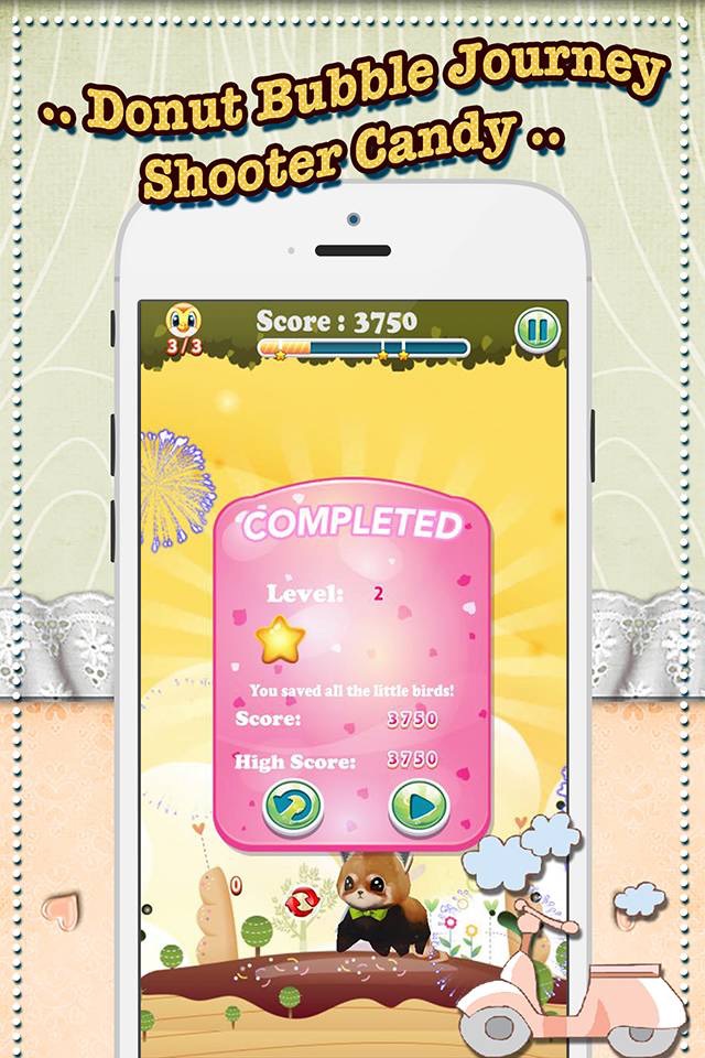 Donut Bubble Journey Shooter Candy - Free Game Best Cool & Funny For Kids - Touch Top Fun screenshot 3