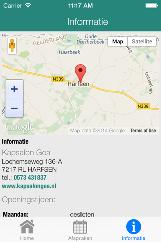 Kapsalon Gea screenshot 2