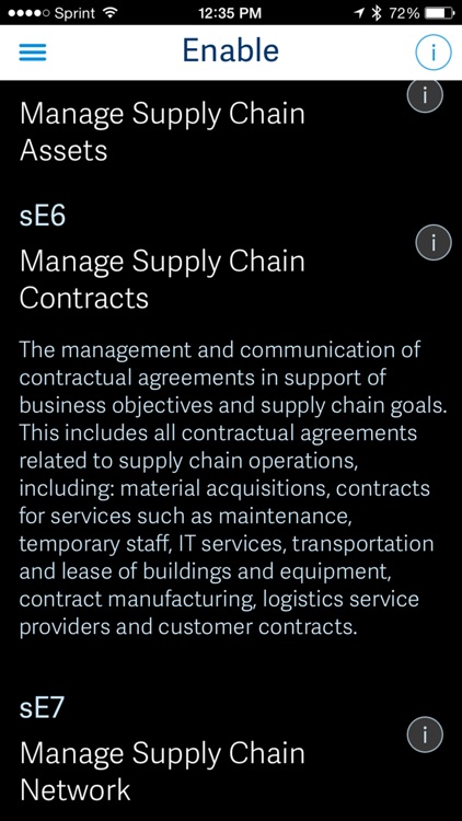 APICS SCC SCOR App - Supply Chain Operations Reference Model