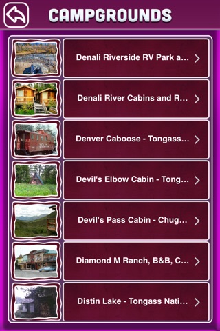 Alaska Campgrounds & RV Parks Ofline Guide screenshot 3