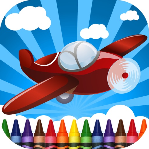 Planes Coloring-Book icon