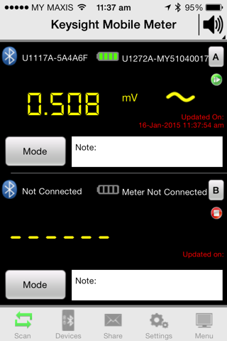 Keysight Mobile Meter screenshot 3