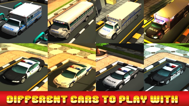 Action Police Car Parking Simulator 3D - Real Test Driving G(圖2)-速報App