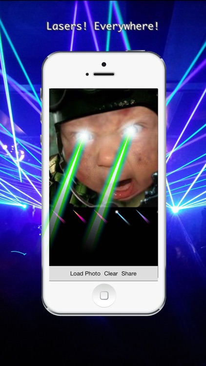 With Lasers - Add cool 'With Lasers' effects to your photos!