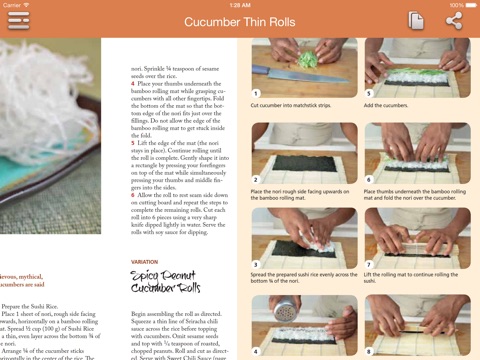 Sushi Recipes for iPad screenshot 3