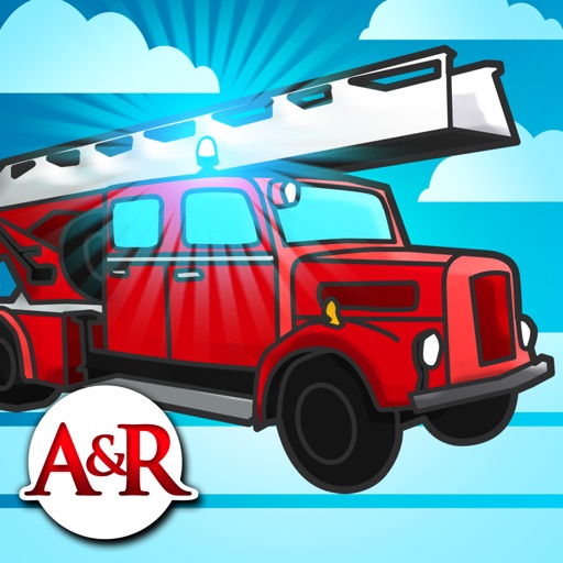 Fire Trucks Activities for Kids: Puzzles, Drawing and other Games icon