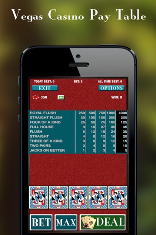 Gentleman's Poker: Fresh Deck Video Poker Card Games screenshot 2