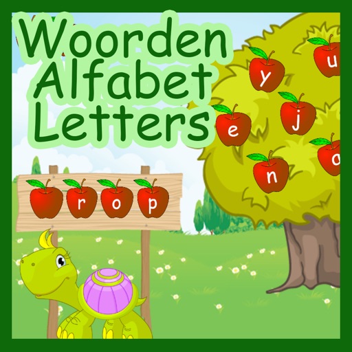 Woorden en letters herkennen en maken met appels icon