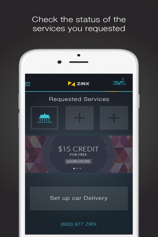 ZIRX - Your On-Demand Valet Parking App screenshot 3
