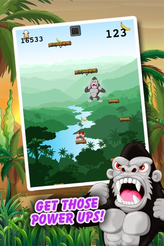 Climbing Ape - Angry Gorilla Jumping Rush PRO screenshot 3