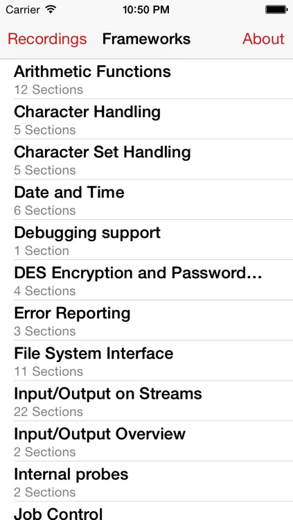 C Library Reference