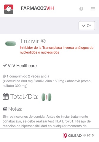 Fármacos VIH screenshot 2