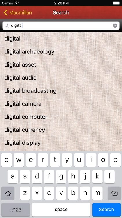 Macmillan Dictionary