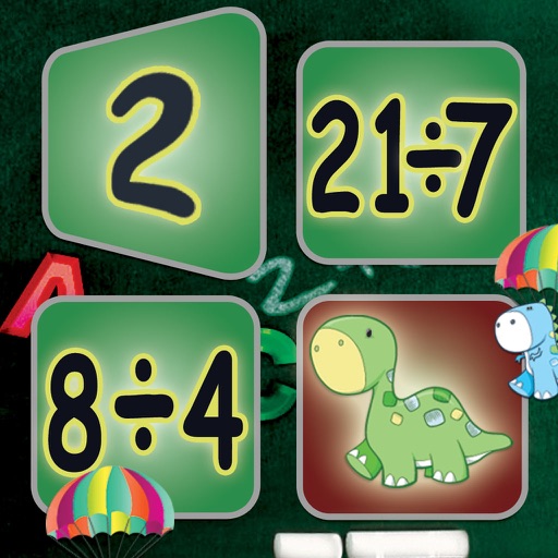 Division: Math Facts Card Matching Game iOS App