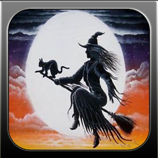 Halloween Haunted Witches in the Fantasy Style Icon