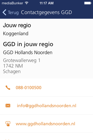 GGD Gezondheidsdata screenshot 4